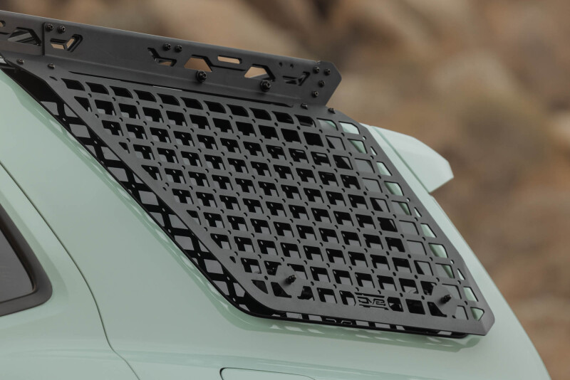 Toyota 4Runner Exterior Window Molle - Driver Side - DV8 Offroad - For DV8 Roof Rack - Black Powder Coated - `25-`26